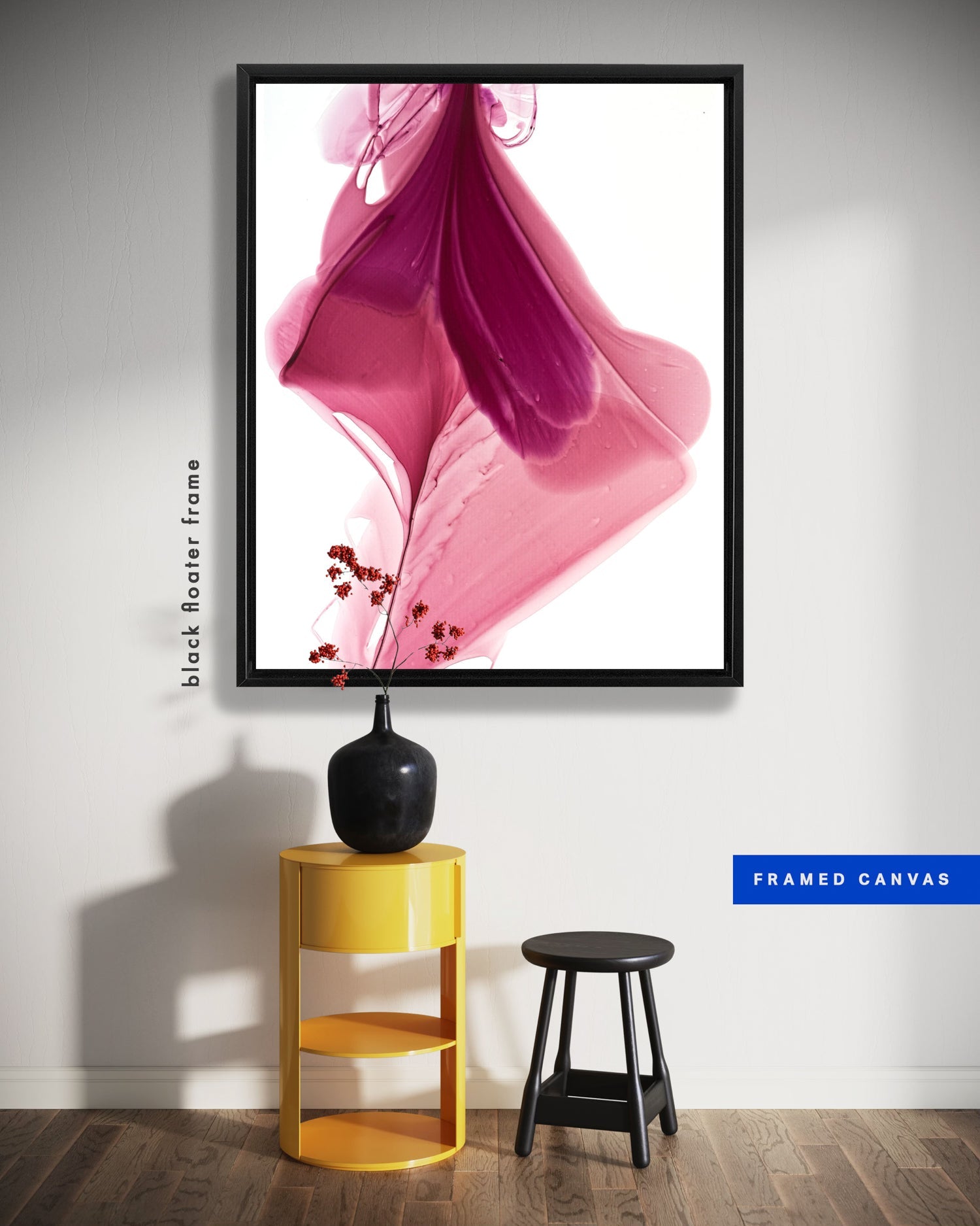 Botanical watercolor large canvas and paper wall art prints, ready to hang floral artwork Abstract Botanical Watercolor Art Print | Queasa by Marta Spendowska