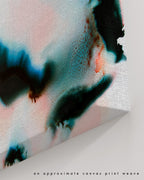 Botanical Wall Art Prints Abstract Flora Plant Watercolor Paper & Canvas | Iris 2