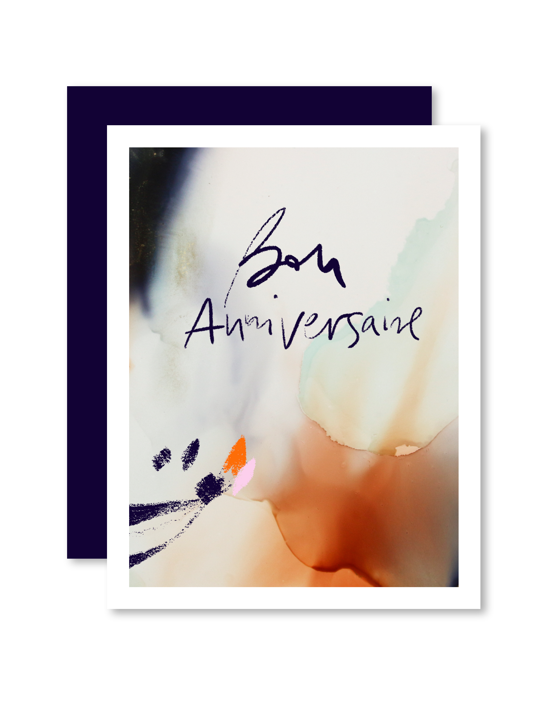 Greeting Card Bon Anniversaire