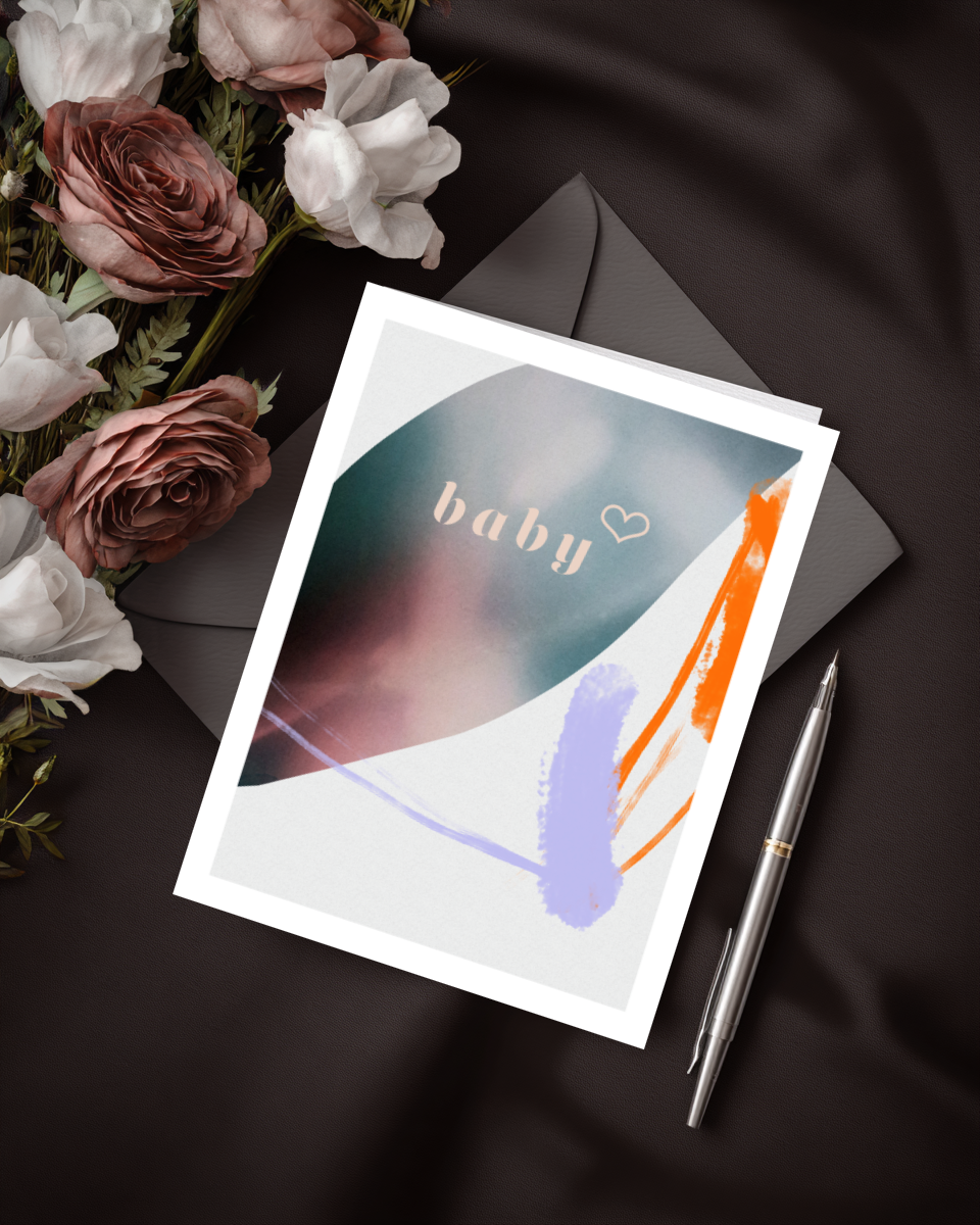 Greeting Card: Baby 3