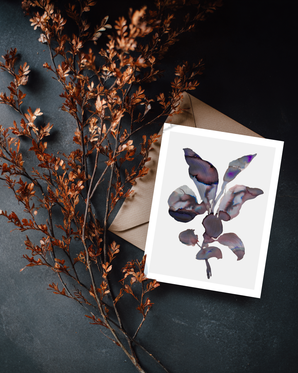 Greeting Card Botanical 3