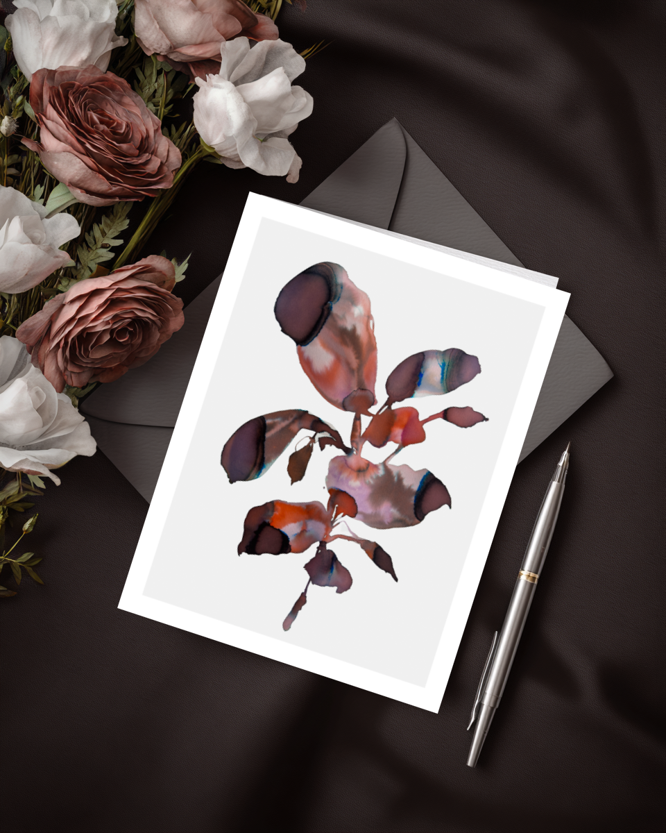 Greeting Card Botanical 4