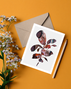Greeting Card Botanical 4
