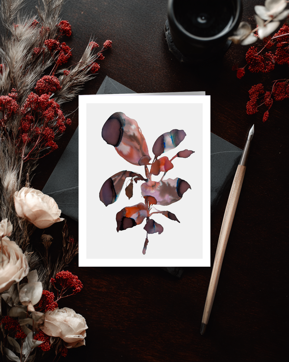 Greeting Card Botanical 4
