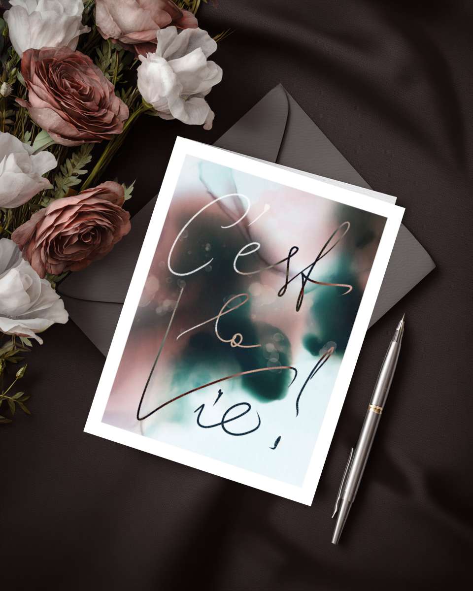 Greeting Card C'est La Vie