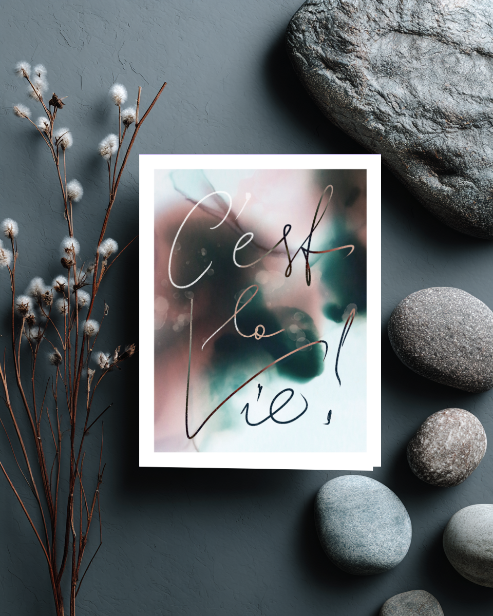 Greeting Card C'est La Vie