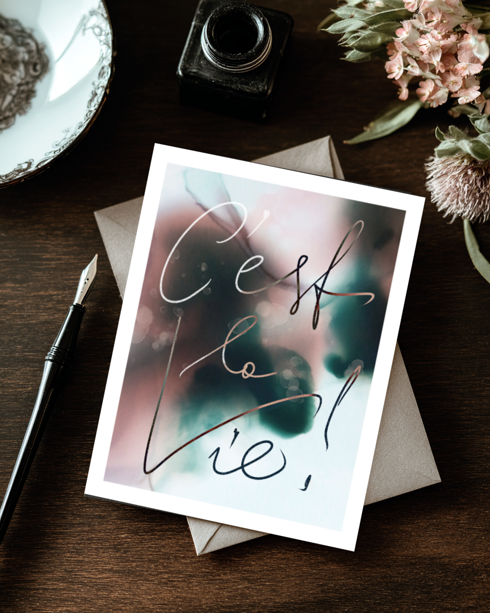 Greeting Card C'est La Vie