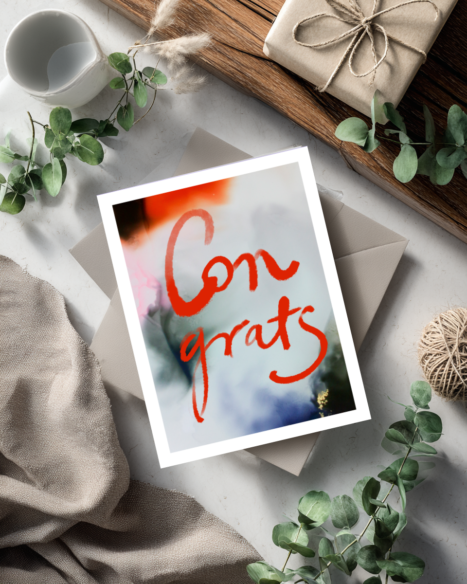 Greeting Card Congrats