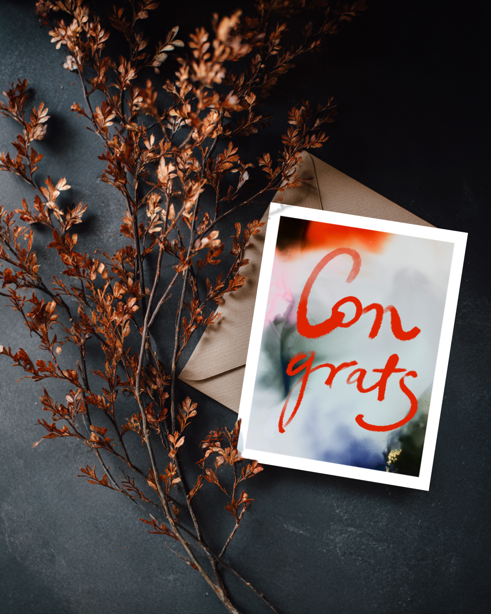 Greeting Card Congrats