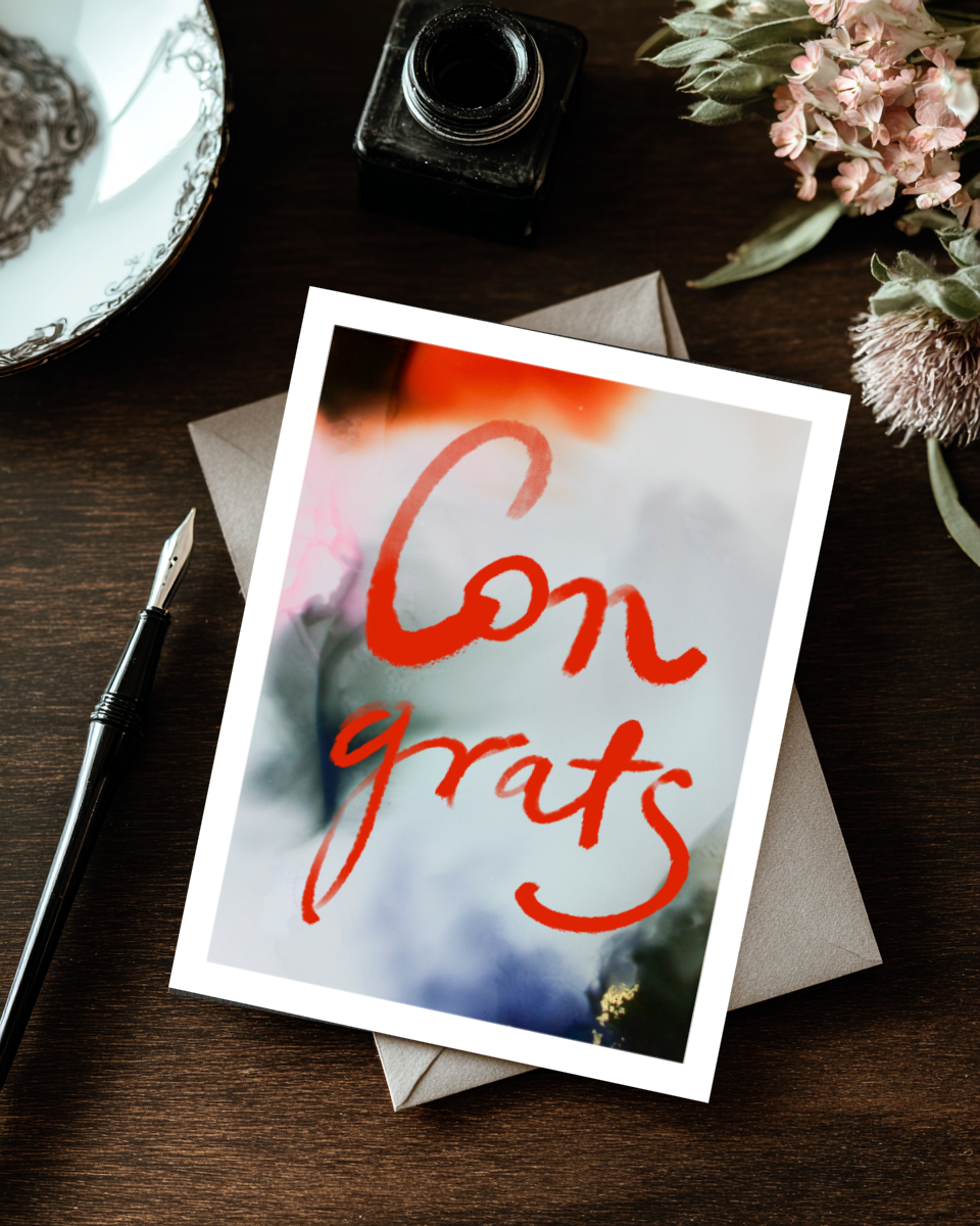 Greeting Card Congrats