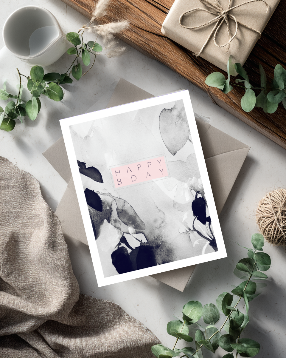 Greeting Card Happy Bday