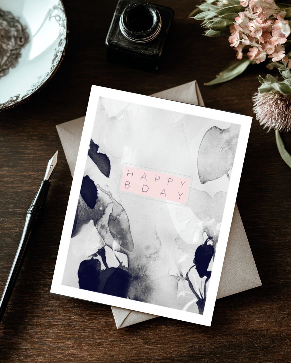 Greeting Card Happy Bday