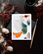 Greeting Card Hello Darling