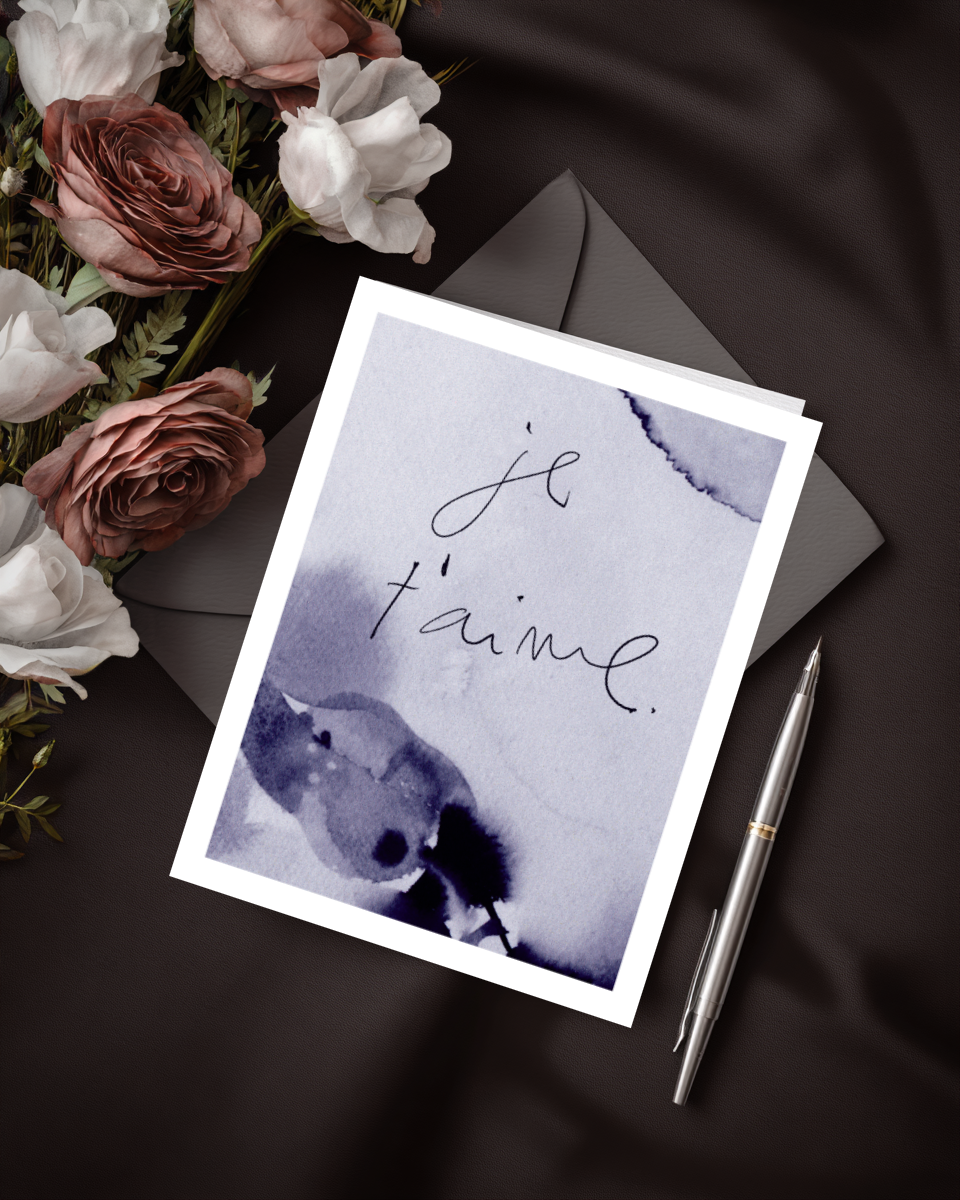 Greeting Card Je Taime