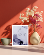 Greeting Card Je Taime