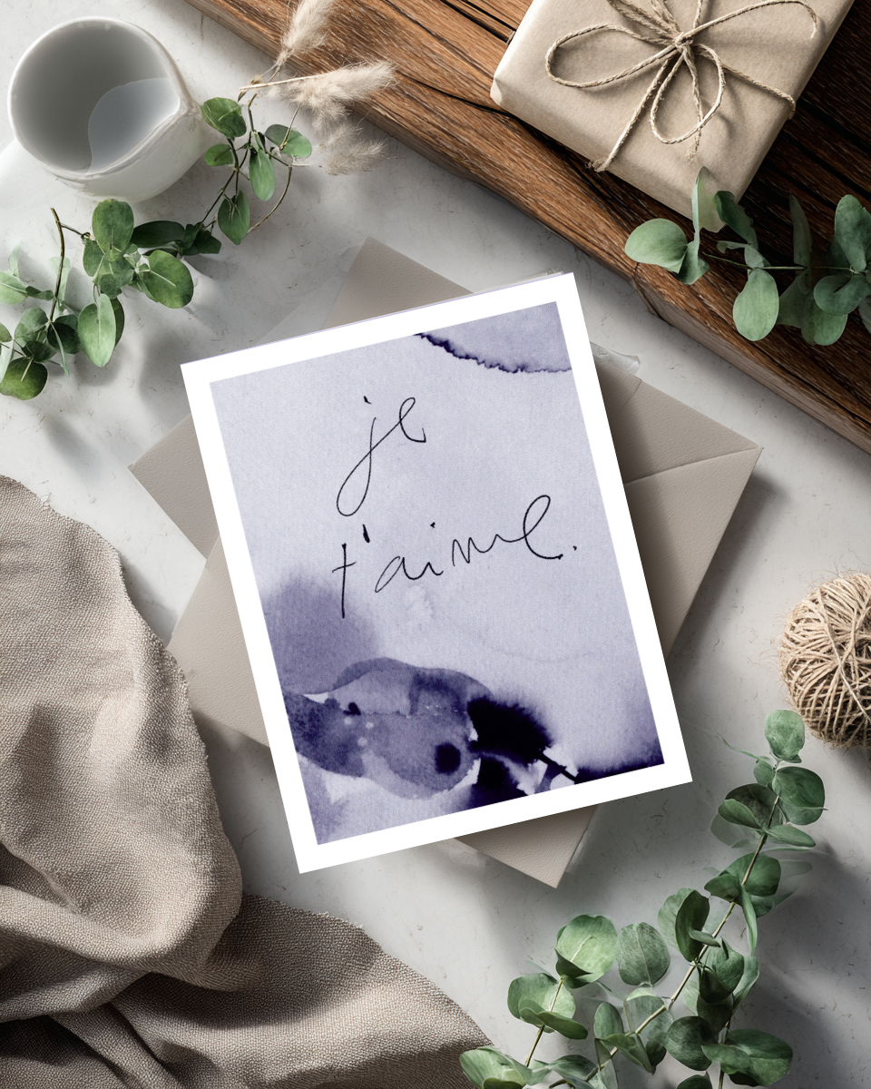 Greeting Card Je Taime