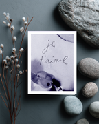 Greeting Card Je Taime