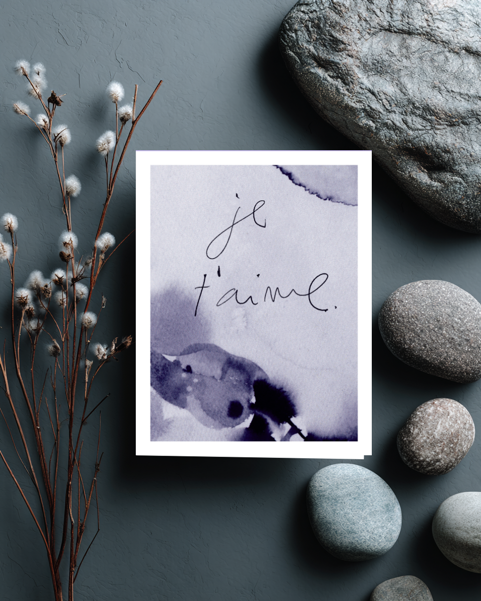 Greeting Card Je Taime