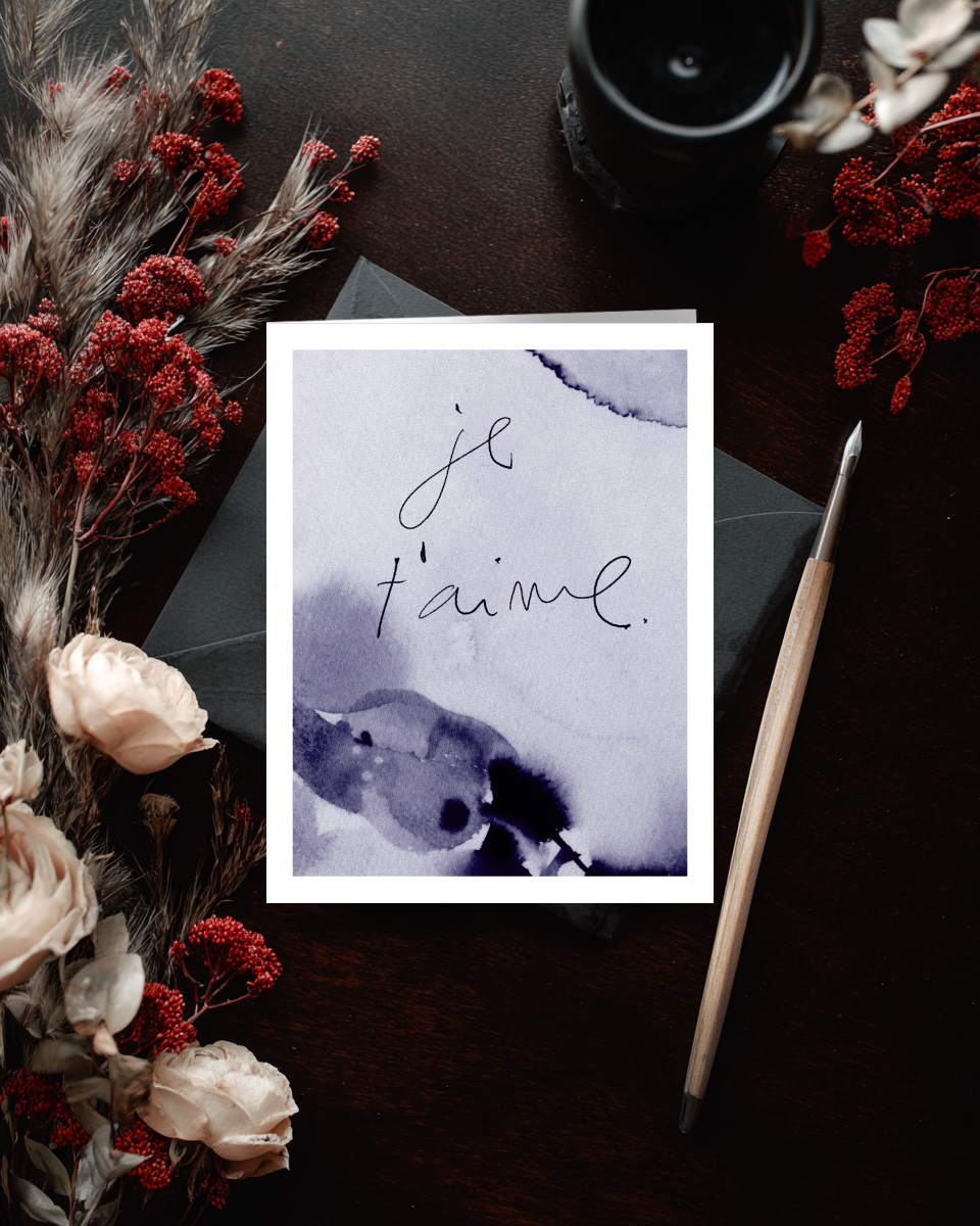 Greeting Card Je Taime