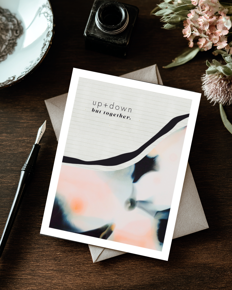 Greeting Card Ups and Down Together