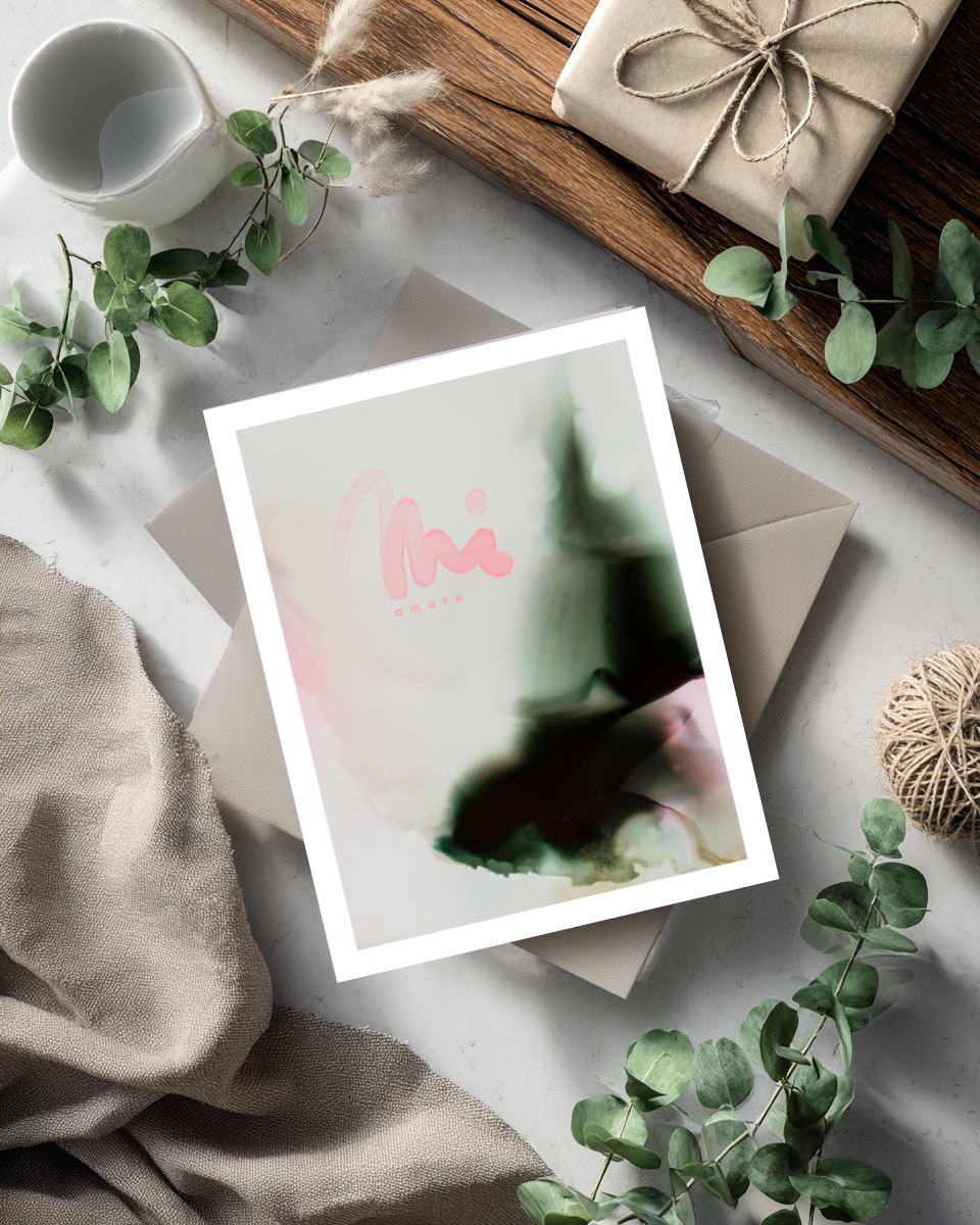 Greeting Card Mi Amore