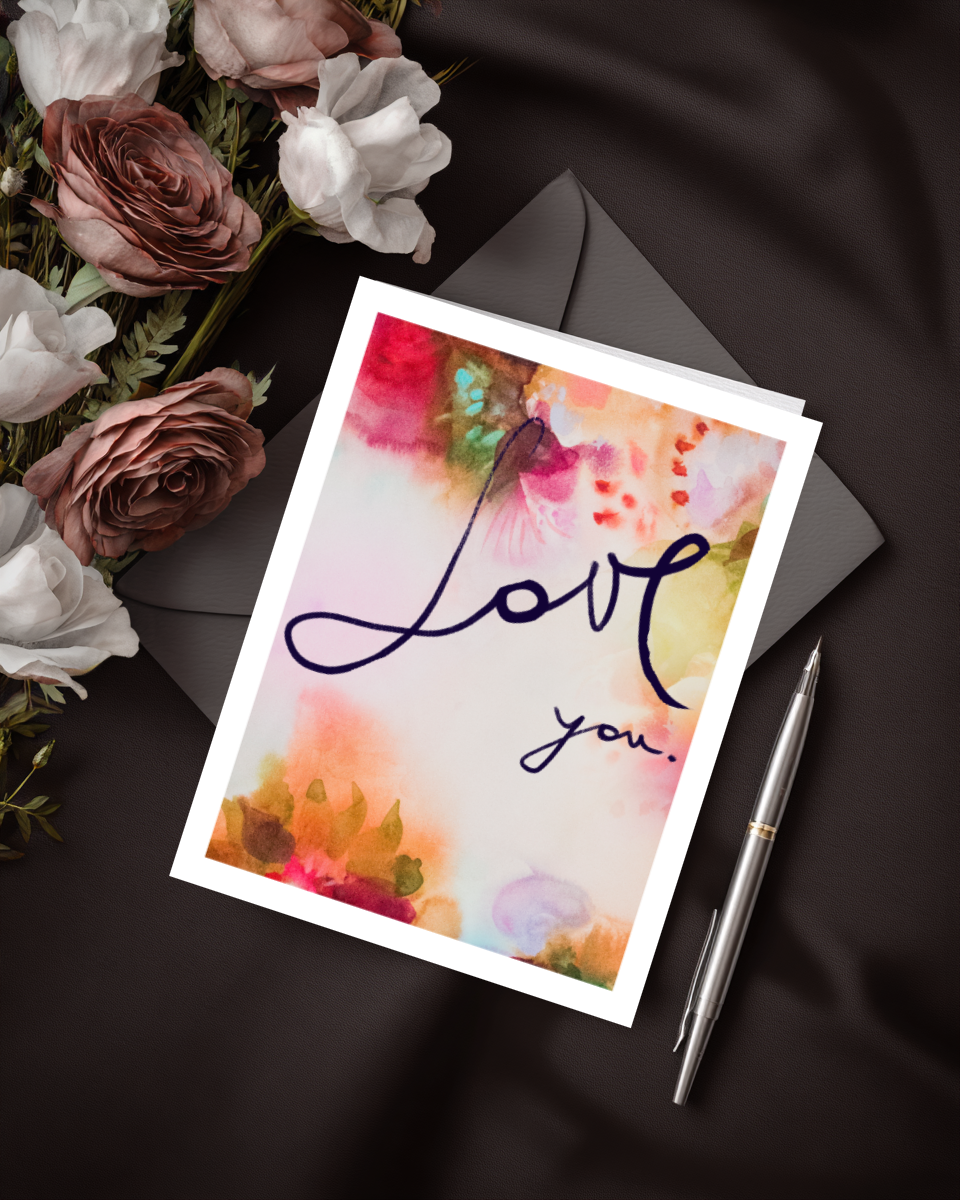 Greeting Card Love you 9