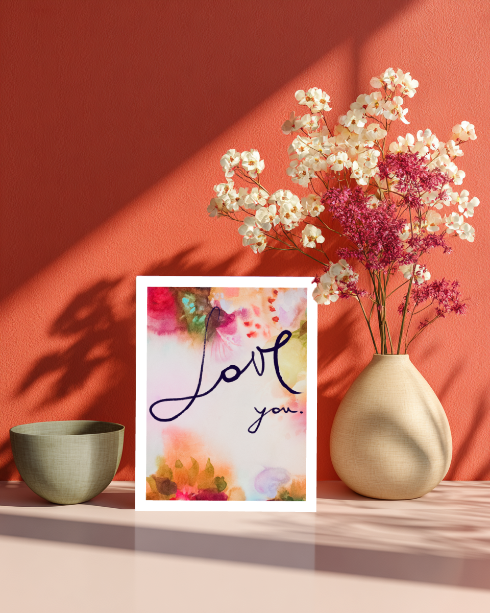 Greeting Card Love you 9