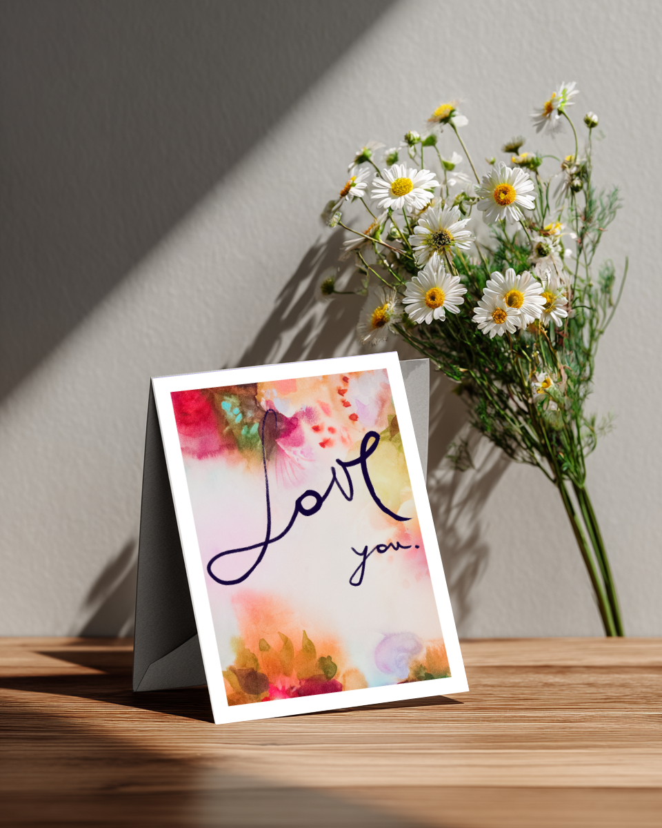 Greeting Card Love you 9