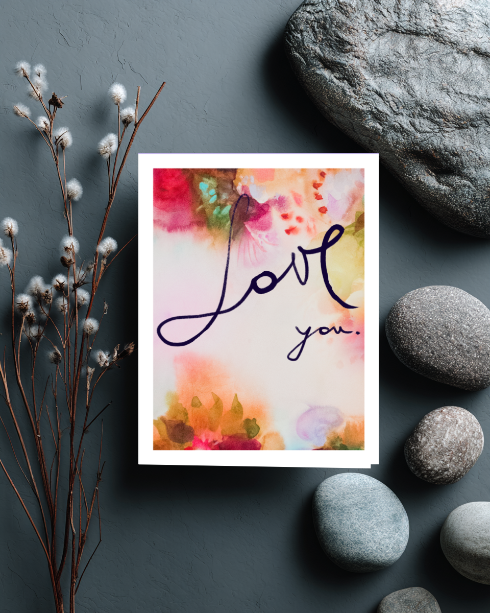 Greeting Card Love you 9