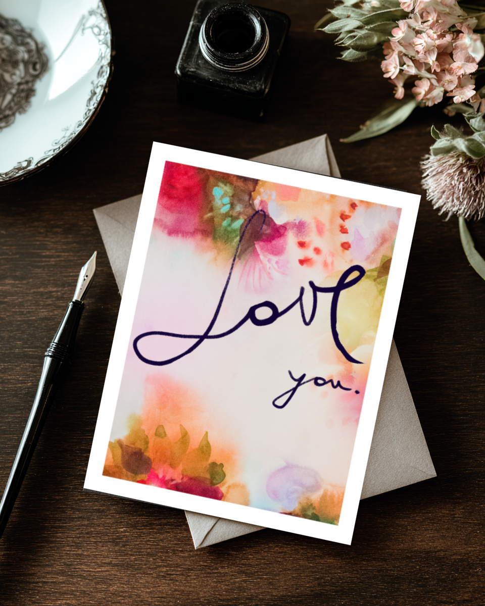 Greeting Card Love you 9