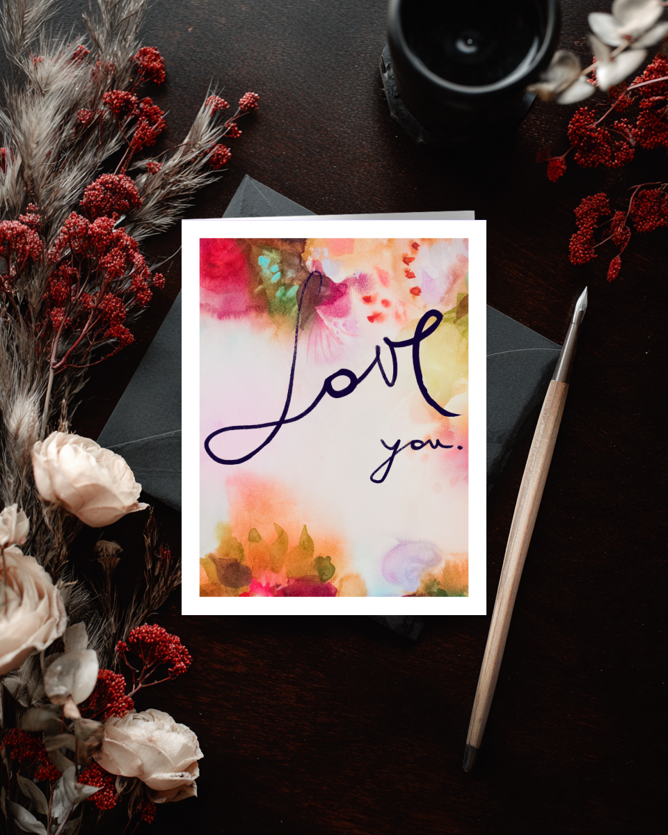 Greeting Card Love you 9