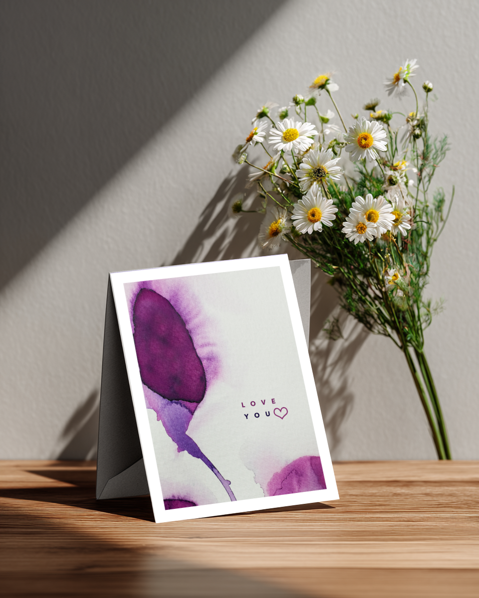 Greeting Card Love You 7