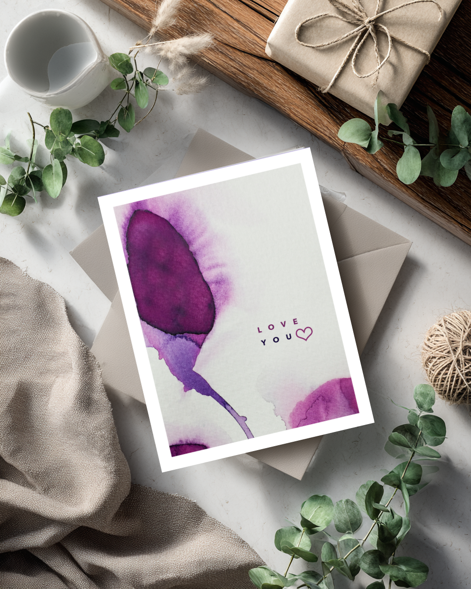 Greeting Card Love You 7