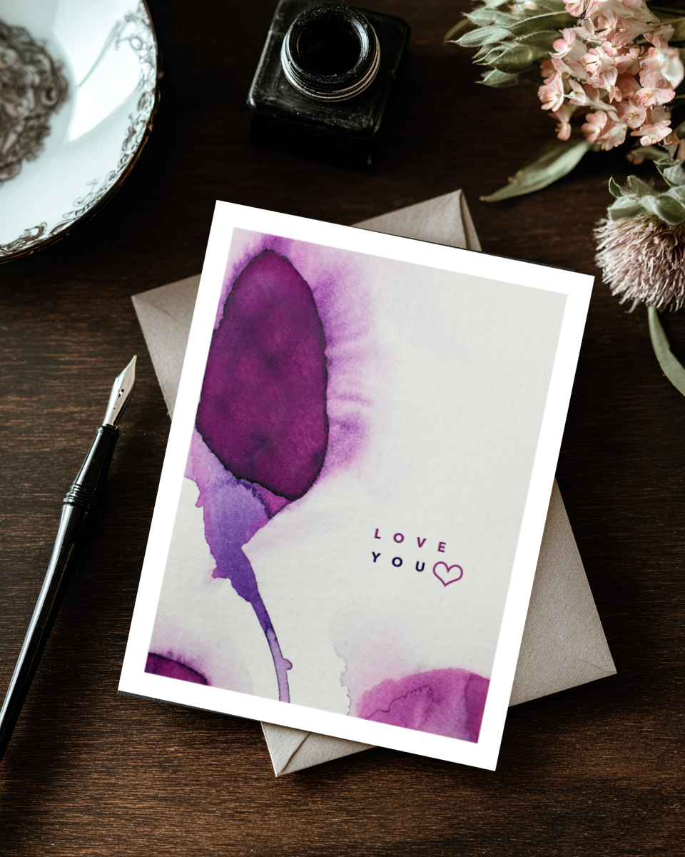 Greeting Card Love You 7