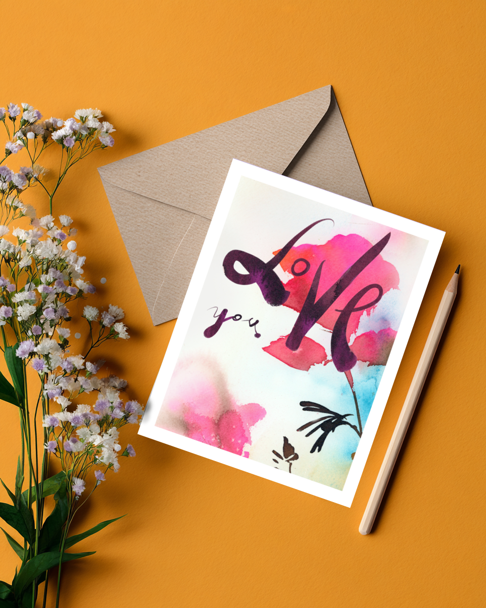 Greeting Card Love You