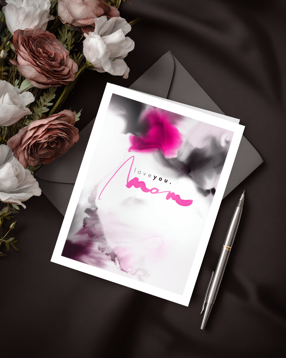 Greeting Card Love You Mom