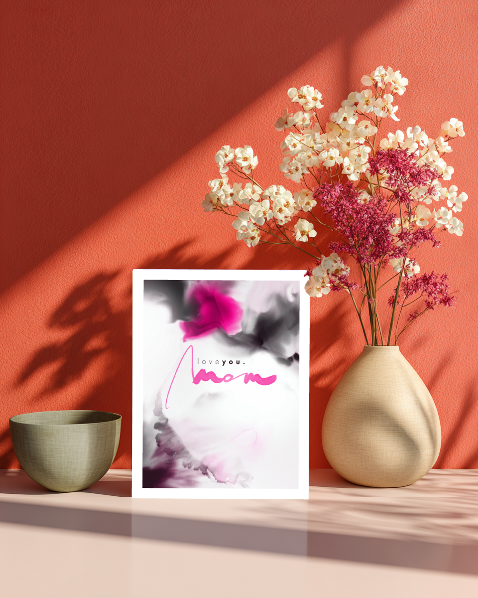 Greeting Card Love You Mom