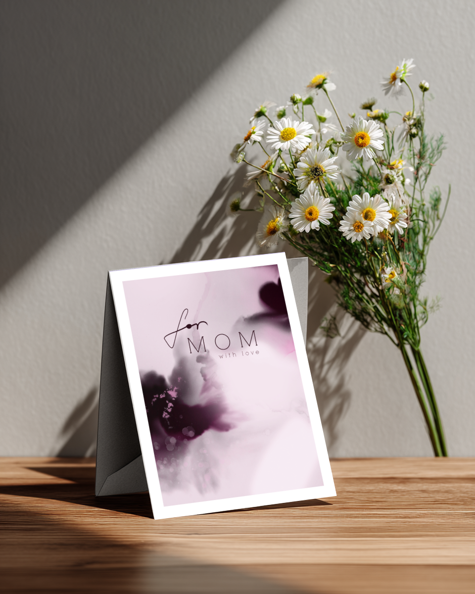 Greeting Card For Mom With Love