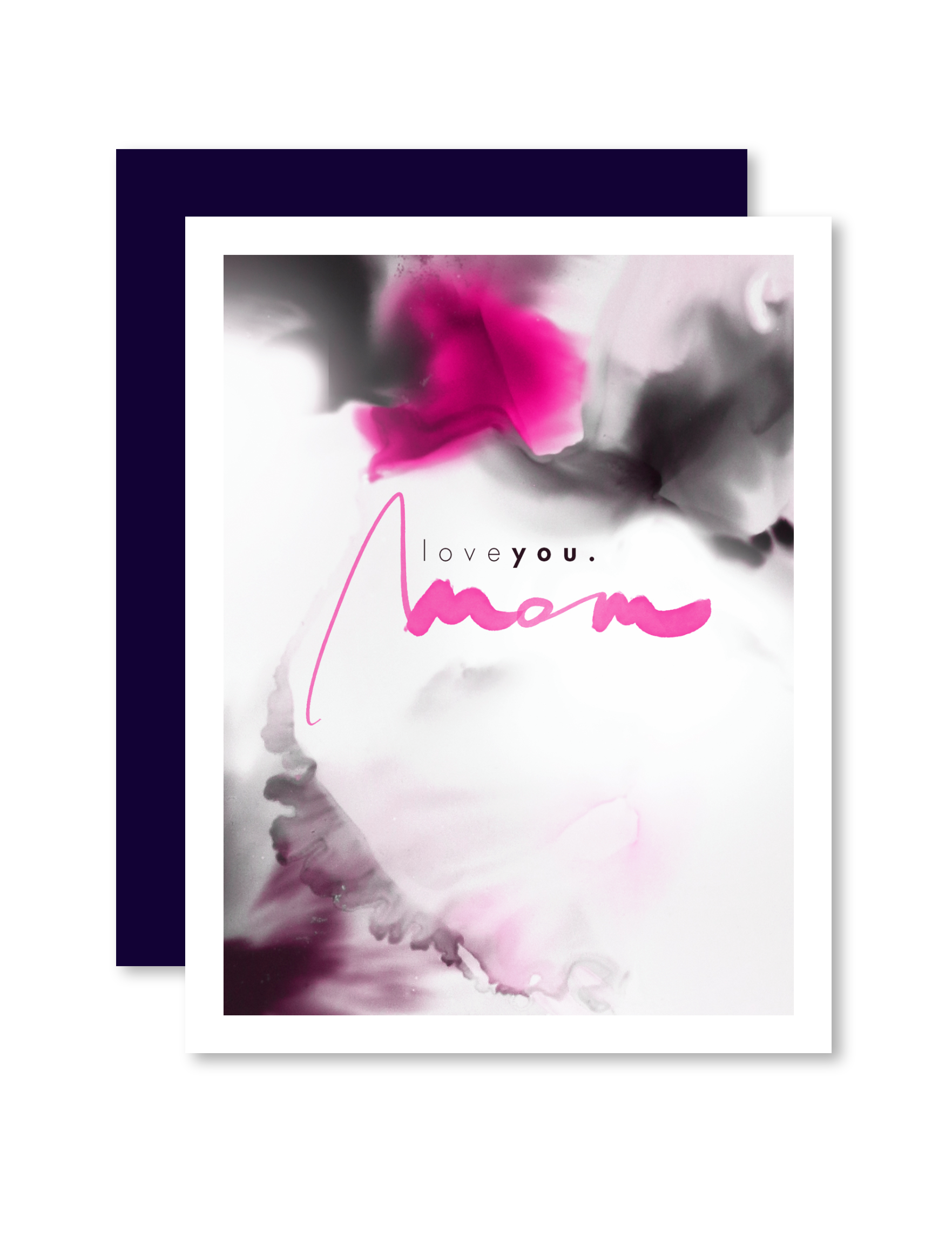 Greeting Card Love You Mom