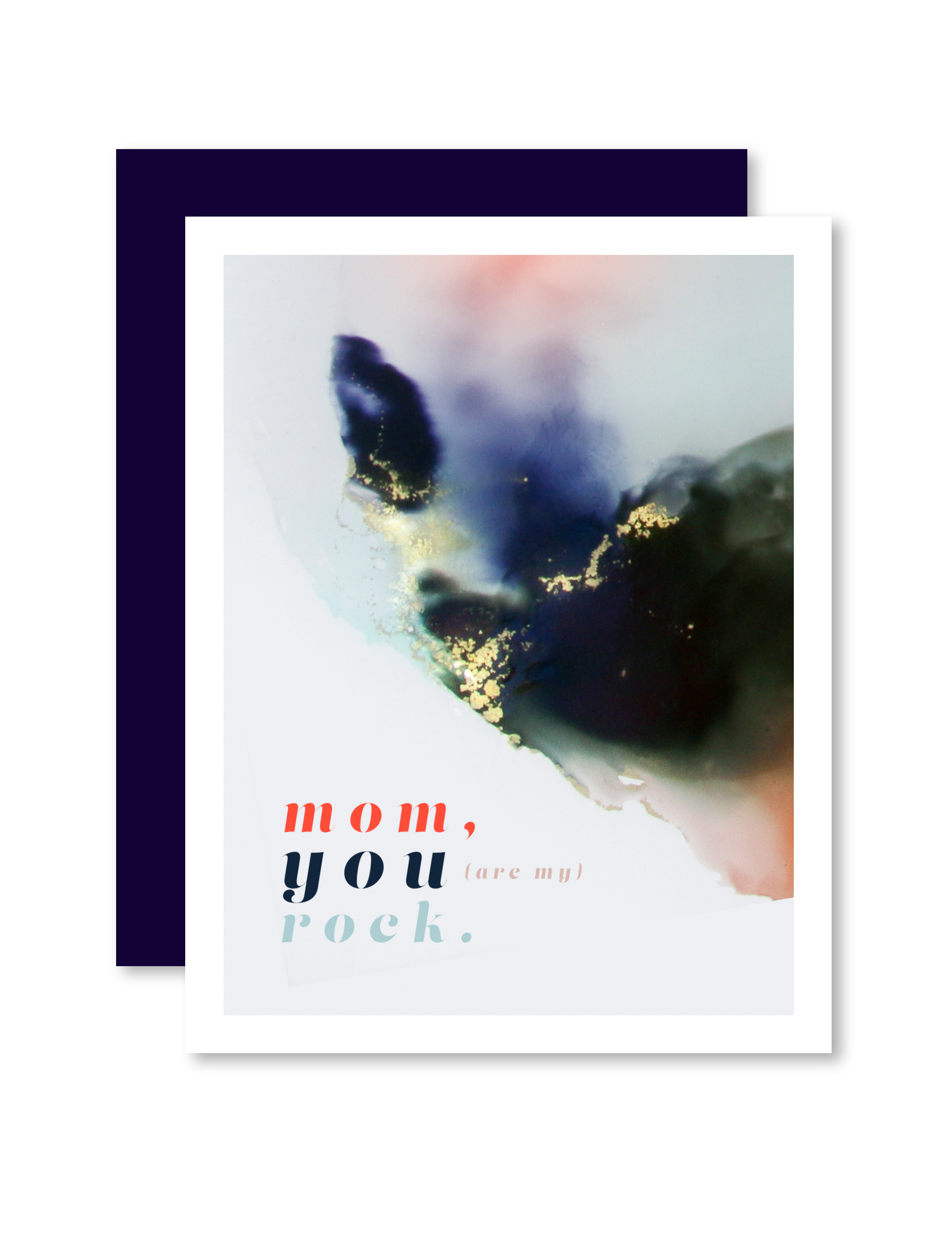 Greeting Card Mom You Are My Rock