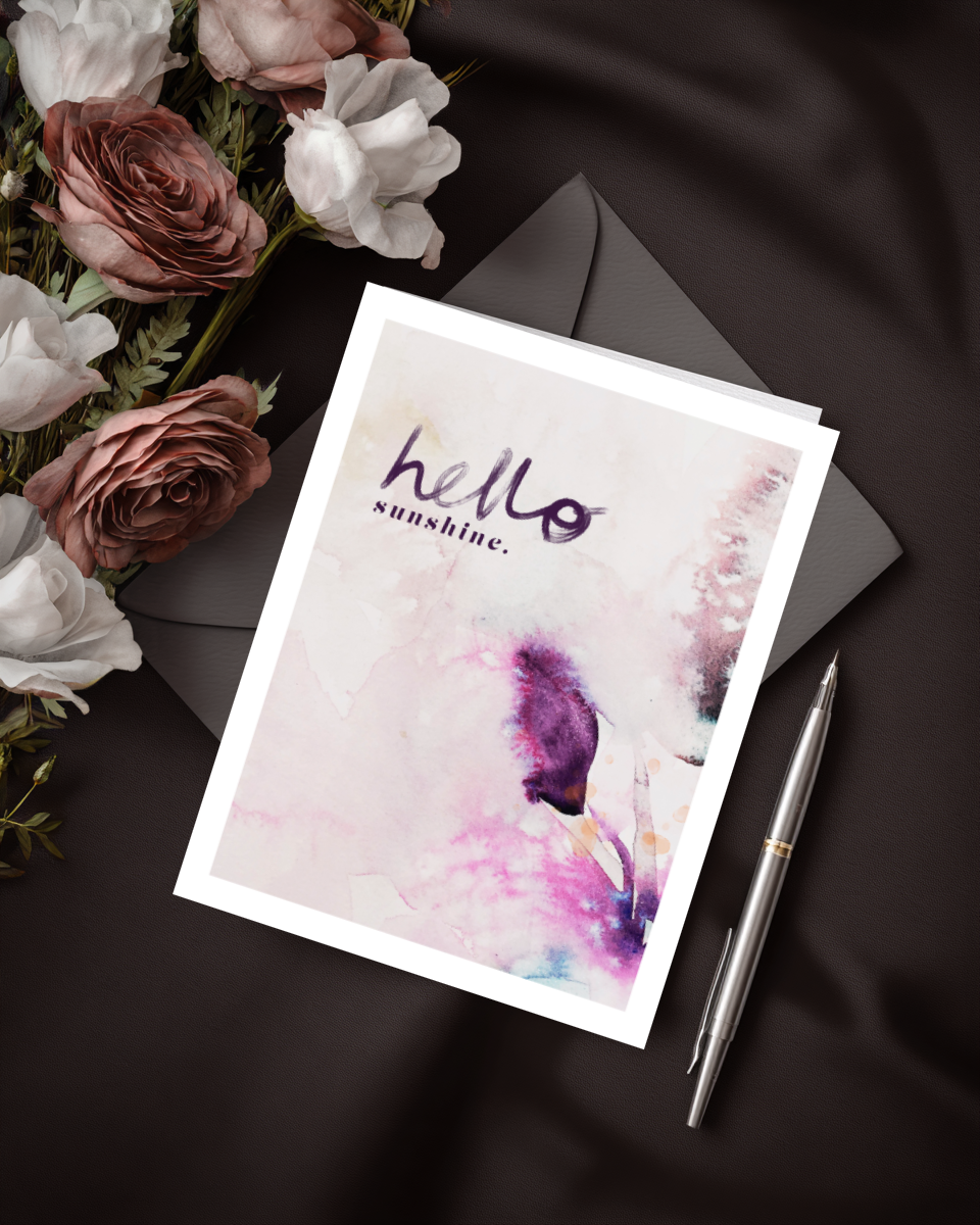 Greeting Card Hello Sunshine