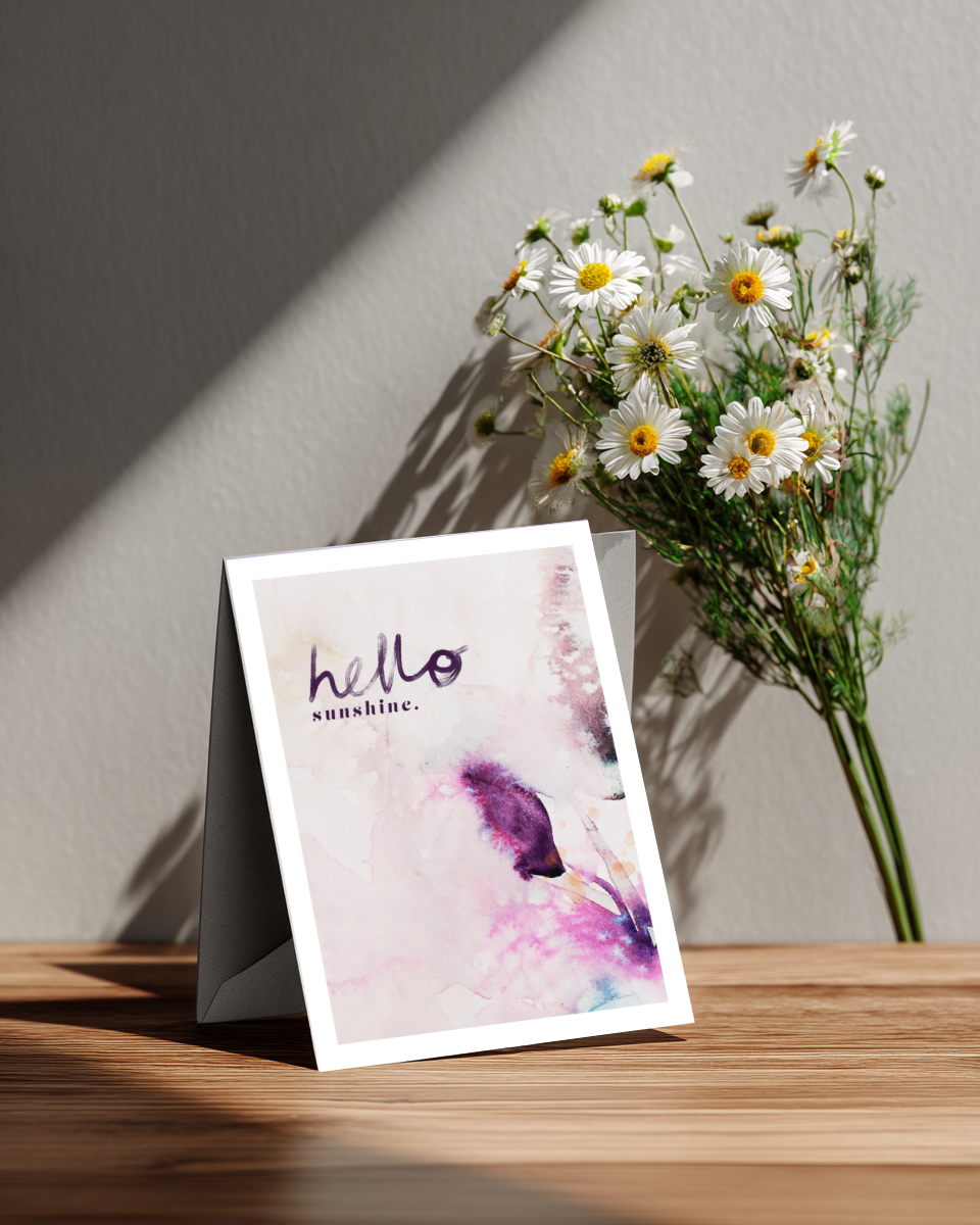 Greeting Card Hello Sunshine