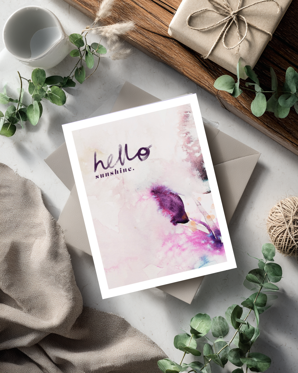 Greeting Card Hello Sunshine