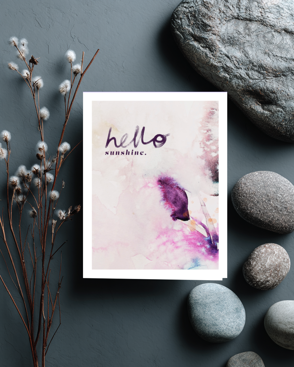 Greeting Card Hello Sunshine