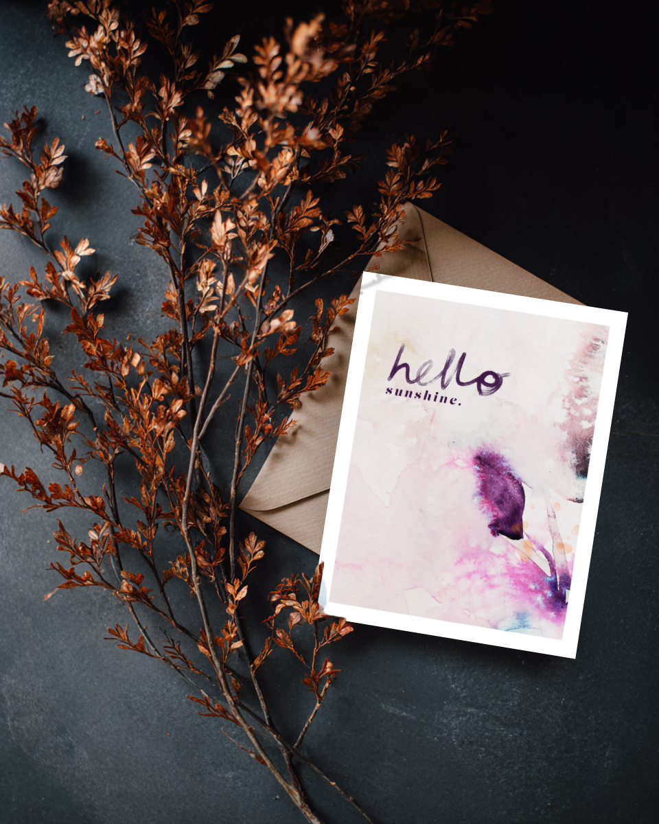 Greeting Card Hello Sunshine