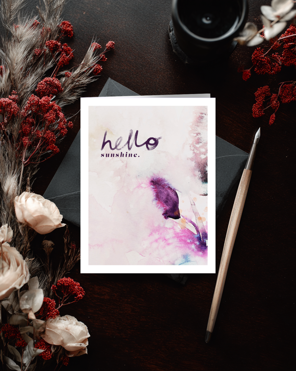 Greeting Card Hello Sunshine