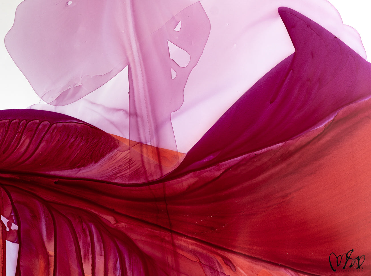 Modern Fine Art for Home Decor Abstract Watercolor Painting Aurora by Marta Spendowska