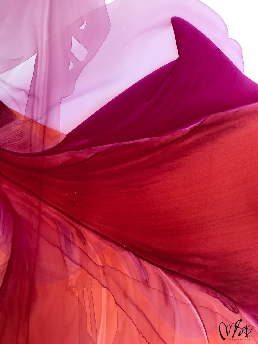 Modern Fine Art for Home Decor Abstract Watercolor Painting Aurora by Marta Spendowska