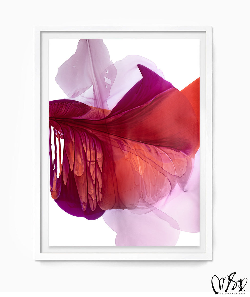 Modern Fine Art for Home Decor Abstract Watercolor Painting Aurora by Marta Spendowska