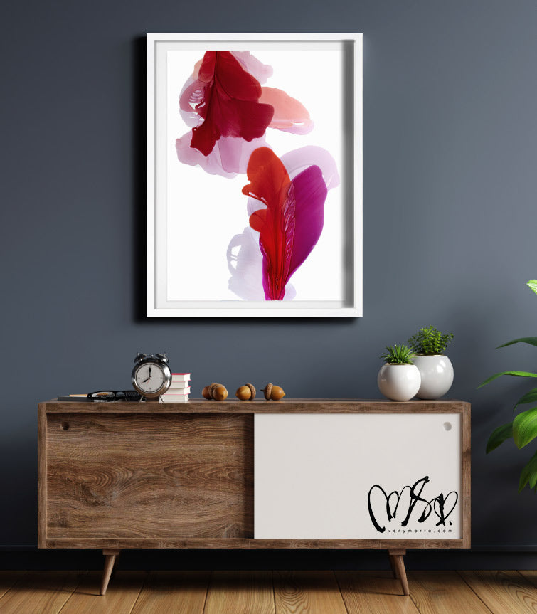 Modern Fine Art for Home Decor Abstract Watercolor Painting Cinnamön (Copy) by Marta Spendowska